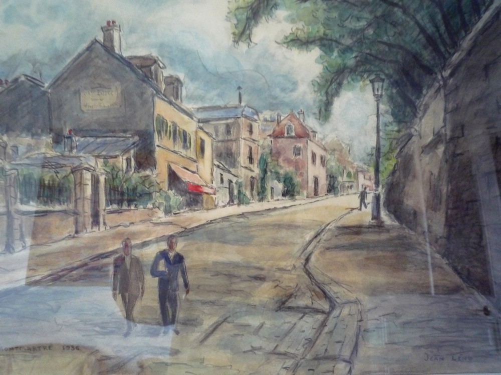 Jean LENO - Paris, vue de Montmartre 