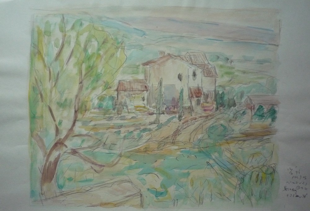 Paysage de Provence - Une bastide