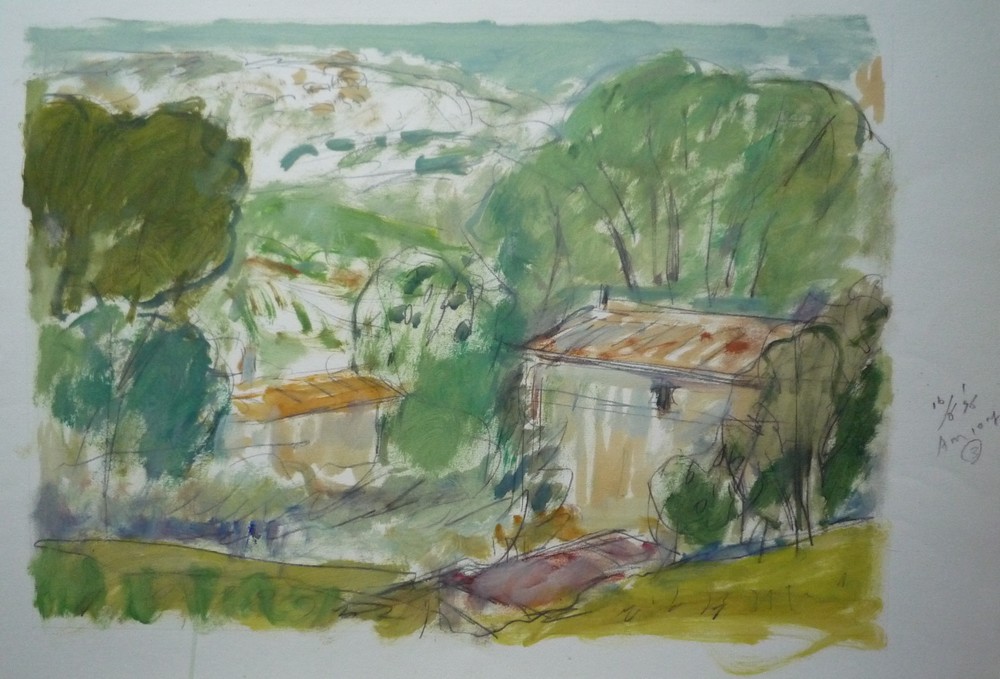 Paysage de Provence - Les bastides