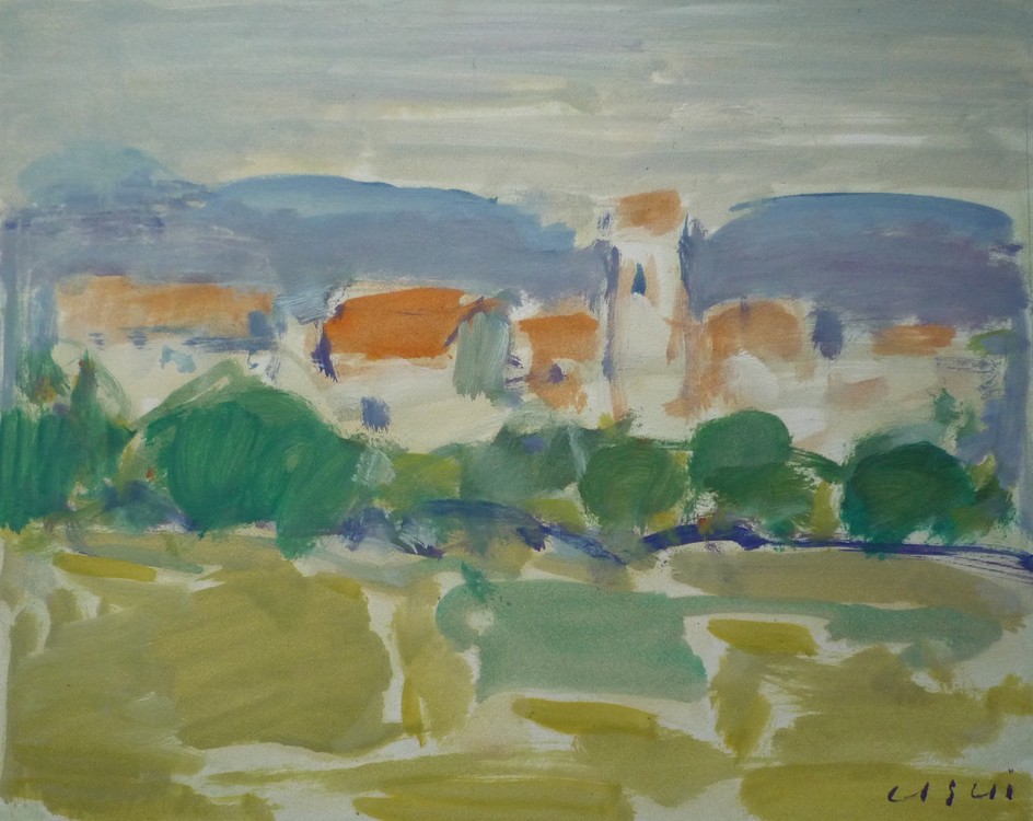 Paysage de Provence - Le village