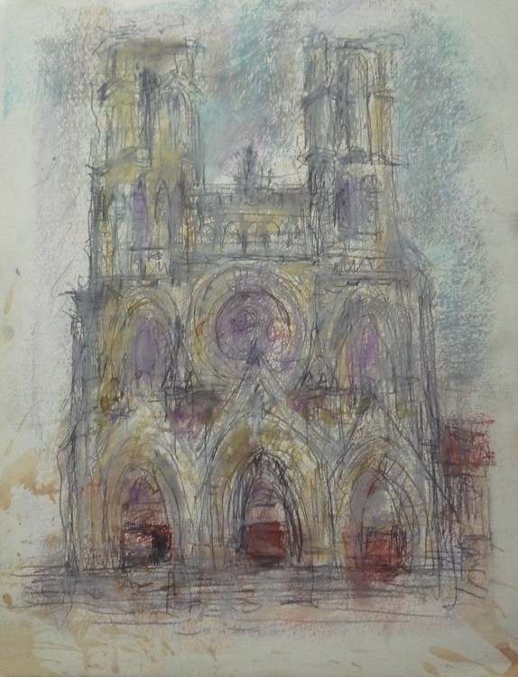 Vue de Paris - La cath�drale Notre-Dame