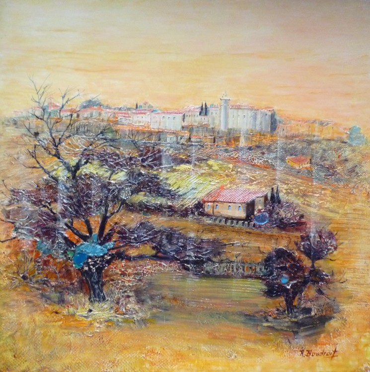 Provence - Village de Lussan dans le Gard