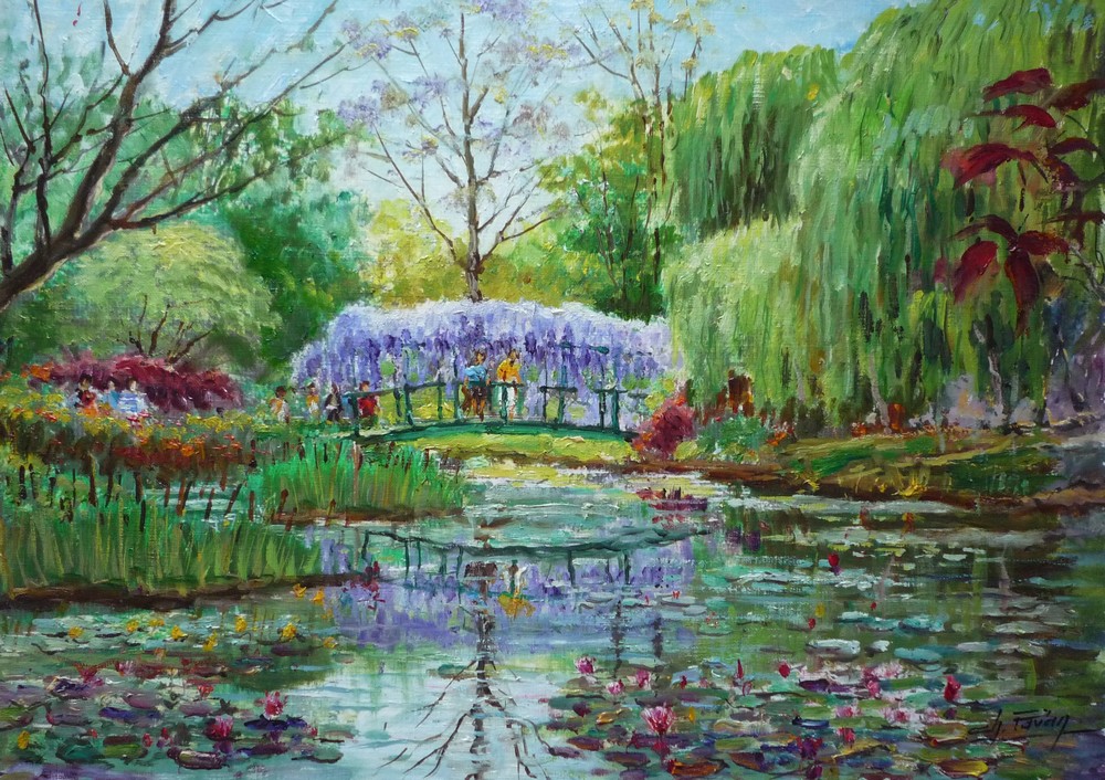 Giverny, le jardin aux Nymphas de Claude Monet