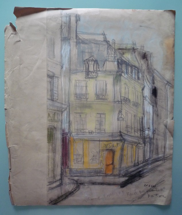 Vue de Paris #2 Rue du Poitou | oeuvre double face