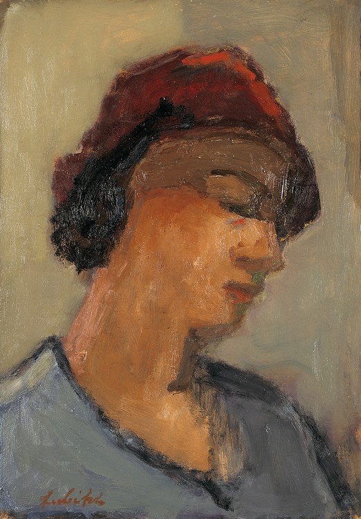Jeune femme au chapeau
