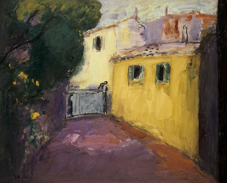 Paysage de Provence - L'entr�e de la bastide