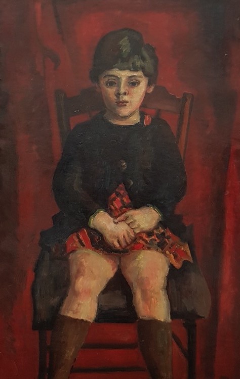 Portrait de Cendrine assise