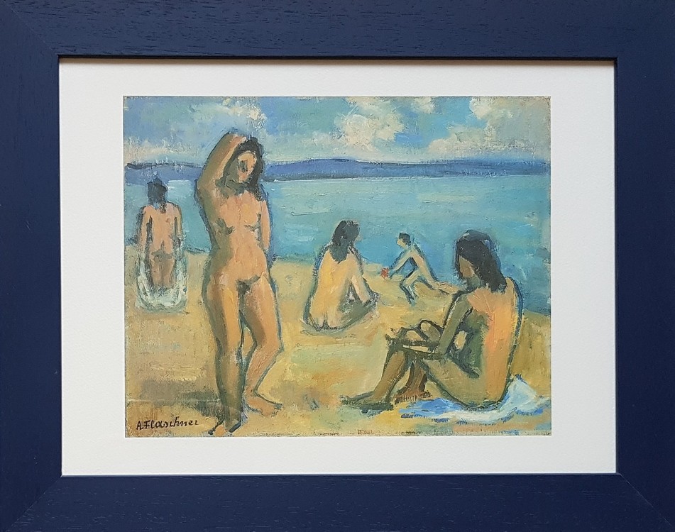 Nus sur la plage | Poster