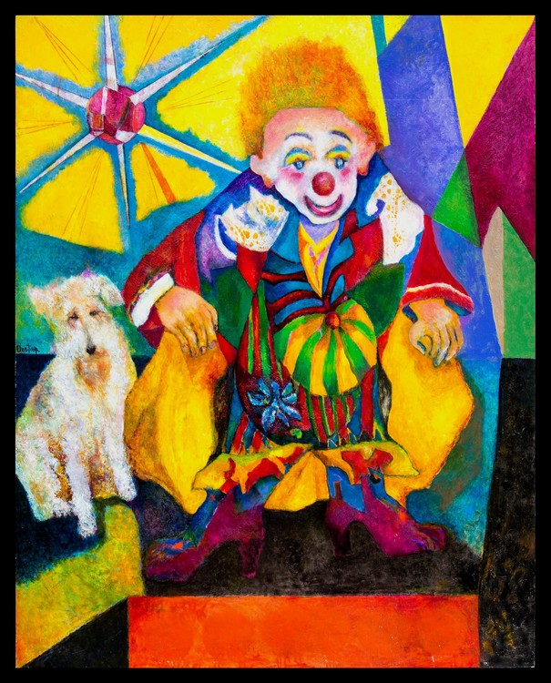Le clown et son chien