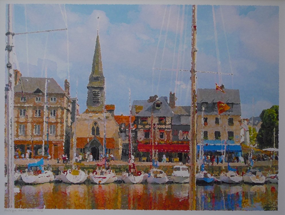 PhilippeH HATTIGER - Vue de Honfleur