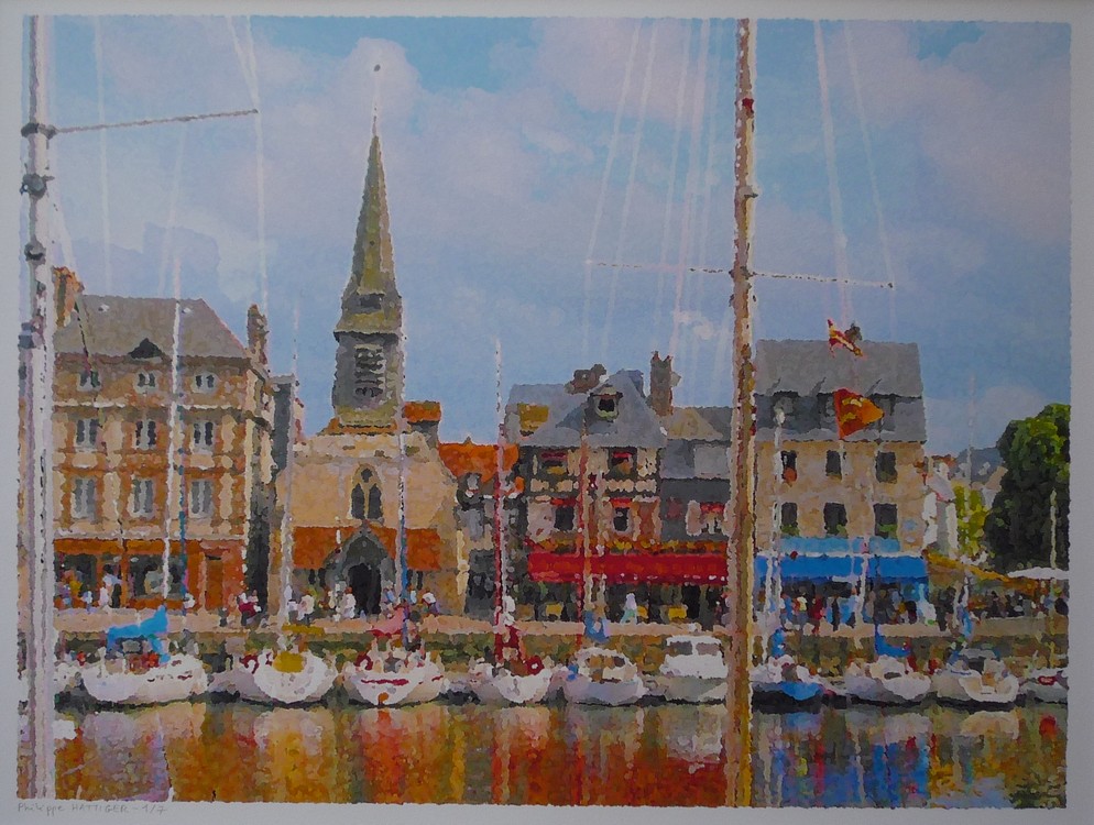 PhilippeH HATTIGER - Vue de Honfleur