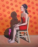 Femme de profil