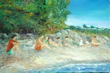 Sur la plage en Bretagne