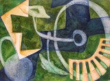 Composition : Charrue et r�cipient