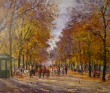 Paris - Jardin du Luxembourg  - Les poneys