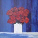 Bouquet de fleurs rouges