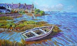Bretagne, Golfe du Morbihan - Barque � Sarzeau