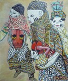 Femmes africaines aux masques Gelede