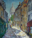 Paris - Montmartre, rue Saint Rustique