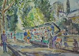 Vue de Paris - Les bouquinistes