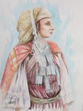 Alg�rie - Femme berb�re des Aur�s