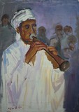 Algérie - Musicien à la zornadjia