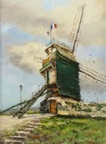 Paris - Le moulin de la Galette  Montmartre