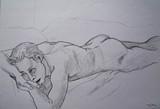 Nu masculin allong #4 [Michel]