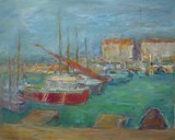 Bateaux dans un port de Mditerrane