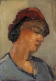 Jeune femme au chapeau