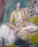 Danseuse assise